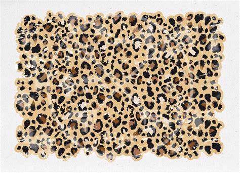 Distressed Leopard Print PNG Leopard Sublimation Design Etsy