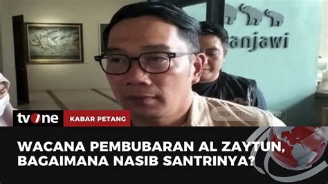 Ridwan Kamil Bicara Nasib Santri Al Zaytun Kabar Petang TvOne YouTube