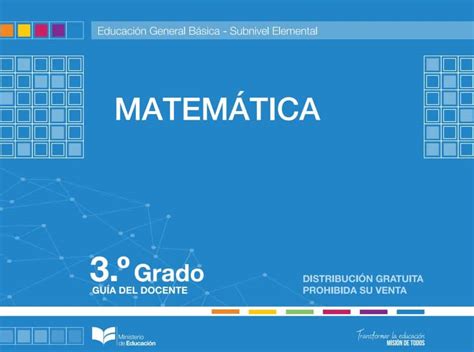 Gu A Del Docente Matem Tica Egb Ecuador