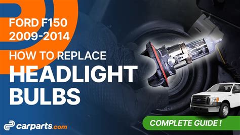 How To Replace Headlight Bulbs 2009 2014 Ford F 150 In The Garage With