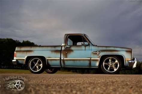 Slammed Silverado C Chevy Hot Rat Street Rod Patina Pickup Not Air