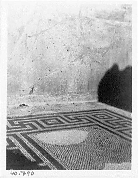 Vii Pompeii C Mosaic Floor Of Cubiculum I Dair