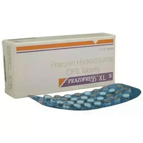 Prazosin Hydrochloride Ops Tablets 5 Mg At ₹ 496 Box Prazosin Hcl Tablet In Surat Id