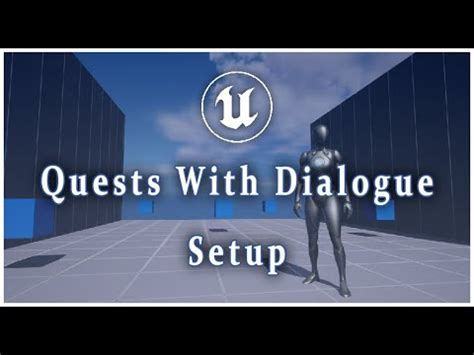 Quests With Dialogue Setup Unreal Engine Marketplace Asset Pack YouTube