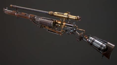 Steampunk Fantasy Sniper Rifle Fuegoder Revolucion