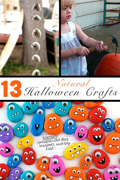 Halloween Nature Crafts to Make with Your Kids