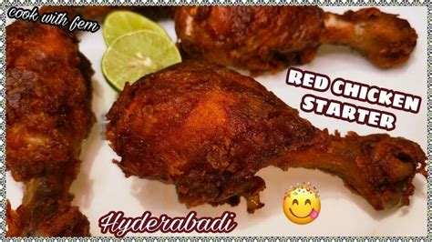 Hyderabadi Shadiyon Wala Juicy Aur Crispy Red Chicken Starter Famous