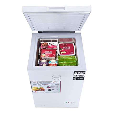 Buy Godrej Slim Series Litres Single Door Deep Freezer Convertible