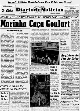 História do Jornal impresso 19 capas de jornais e revistas em 1964 a