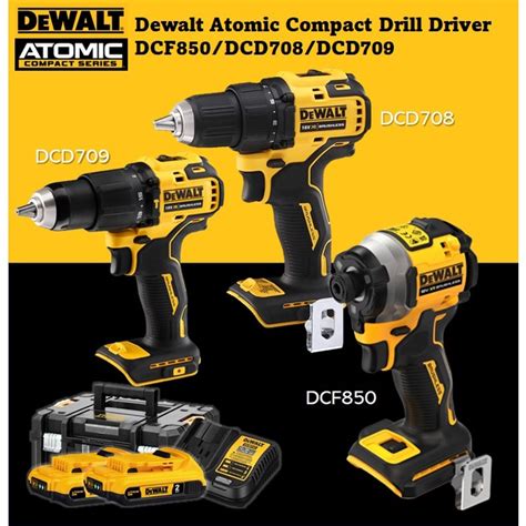 Dewalt V V Max Atomic Compact Series Drill Driver Dcd Hammer