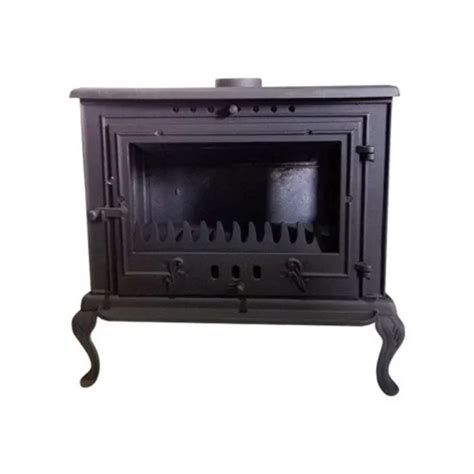 Aesthetic Minimal Cast Fireplace Wood Burner Stove Large Glazed Tiny Coal Burner Stove Metal