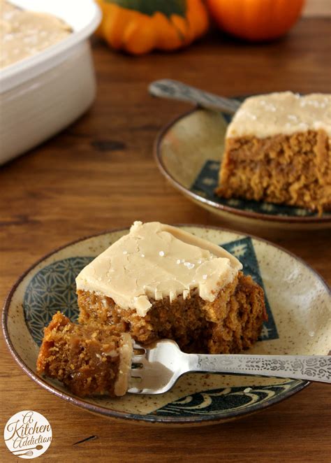 Salted Caramel Pumpkin Cake A Kitchen Addiction