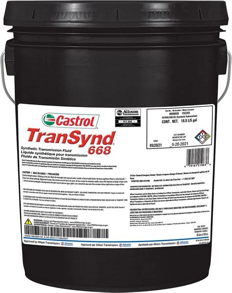 Castrol Transynd 668 Full Synthetic Automatic Transmission