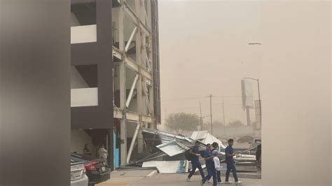 Tormenta De Arena En Mexicali Colapsa Muro De Edificio De Universidad