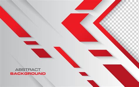 Red white modern abstract background design. 10007633 Vector Art at ...