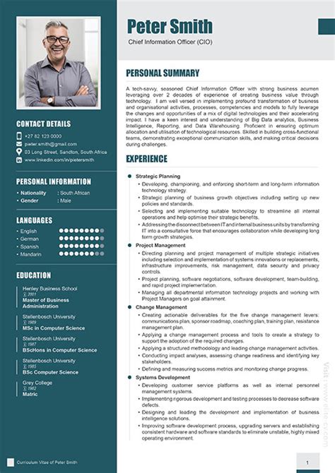 The 10 Best Executive Résumé Examples And Templates