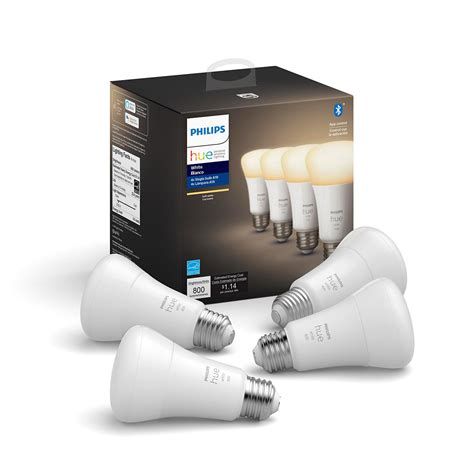 Philips Hue A19 Bluetooth Smart Led Bulb 2 Pack White