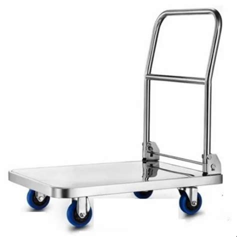 Stainless Steel Platform Trolley For Industrial Load Capacity Kg