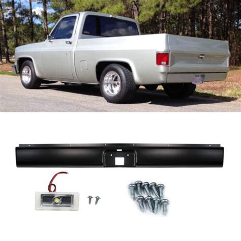 Rear Bumper Roll Pan W Led Light Screws For Chevy C C