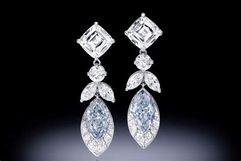 Blue Diamond Earrings Score Big at Bonhams