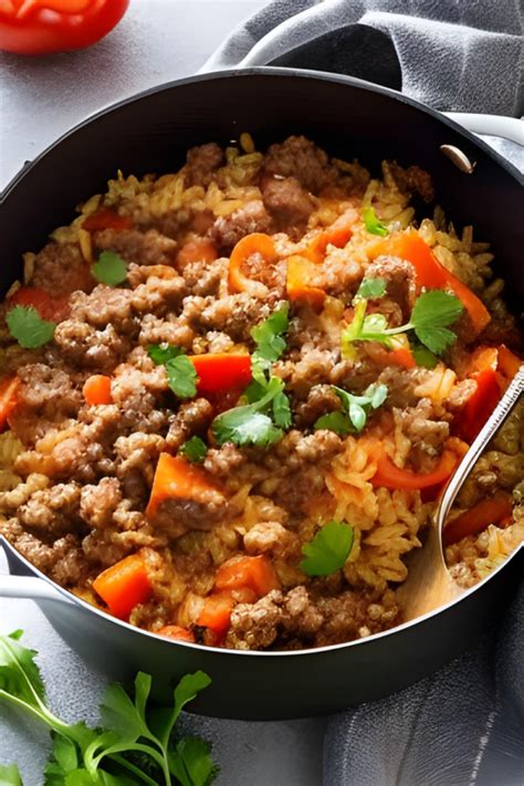 Ground Beef with Rice Recipe - Zesty Limes