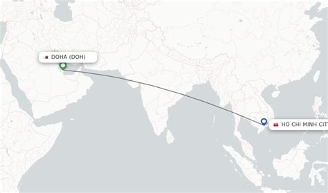 Direct Non Stop Flights From Ho Chi Minh City To Doha Schedules