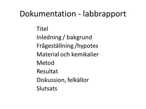 Kemins Karaktär Och Arbetssätt Hur Skaffar Vi Oss Kunskaper Om