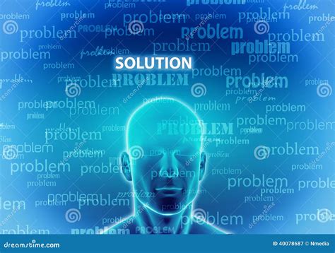 thinking  solution stock illustration illustration  trouble
