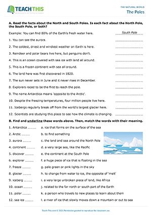 The Natural World Esl Worksheets Games Activities