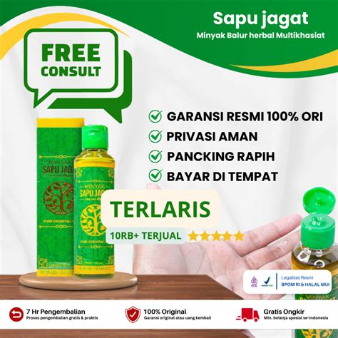 Jual Minyak Sapu Jagat Original Herbal Asli Minyak Balur Pijat Oles