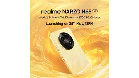 Realme Narzo N65 5G Storage Colour Options Leaked Ahead Of India