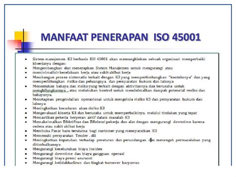 OHSAS ISO 45001 Tahun 2018 Ppt Pdf