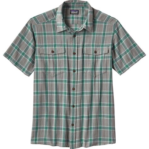 Patagonia Steersman Shirt 巴塔哥尼亚 男款户外透气网格短袖衬衫￥213473095 Patagonia 买户外