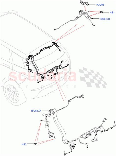 Electrical Wiring Body And Rear Tailgate Halewood Uk Parts For