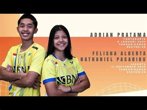 FINAL Badminton XD Bajc2023 ADRIAN FELISHA Vs D TANIOKA M