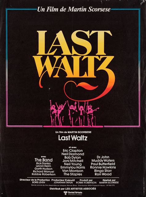 The Last Waltz Original 1978 French Petite Movie Poster - Posteritati ...