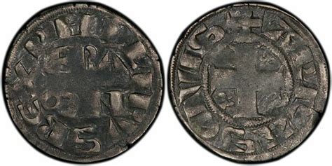 Denier Philip II Augustus Arras 2nd Type Frankreich Numista