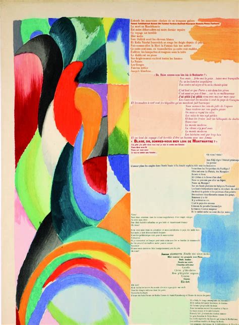 La Prose Du Transsib Rien Illustr Par Sonia Delaunay