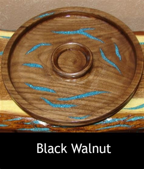 Black Walnut Chip And Dip Tray