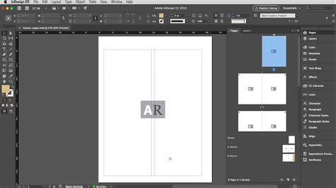 Adobe InDesign Creating And Applying Master Pages YouTube