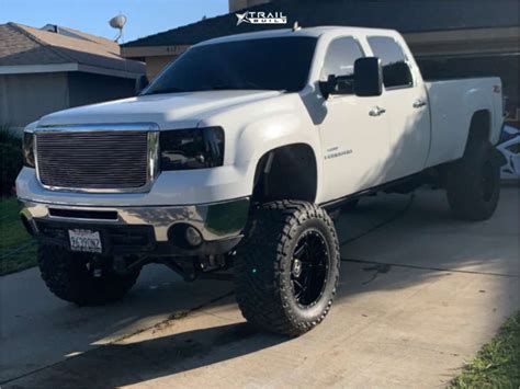 Gmc Sierra Hd Wheel Offset Super Aggressive Suspension