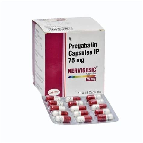 Pregabalin 75 Mg Capsule at ₹ 3000/box | Nurowox-PG in Nagpur | ID ...