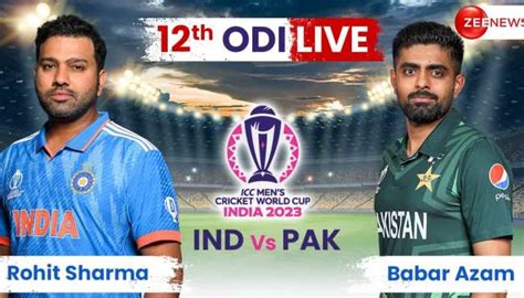 Highlights Ind Vs Pak Cricket Score And Updates Cricket World Cup