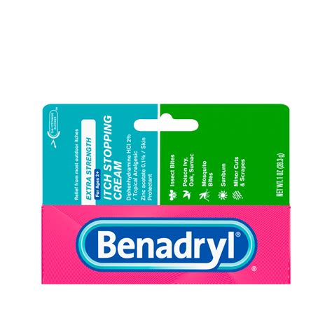 BENADRYL® Itch Stopping Cream Extra Strength Itchy Skin Relief | BENADRYL®