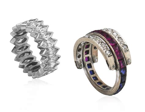 group  diamond sapphire  ruby rings christies