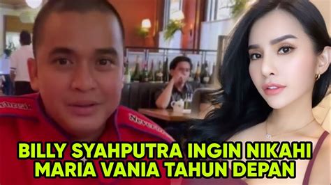 TEGAS BILLY SYAHPUTRA TANYAKAN LANGSUNG KESIAPAN MARIA VANIA NIKAH