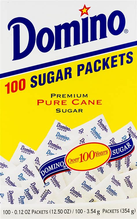 Amazon Domino Premium Pure Cane Sugar Packets 12 35 Ounce