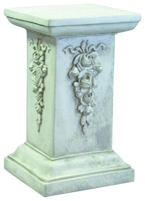 Decorative Square Pedestal Architectural Large Pedestals Traditional