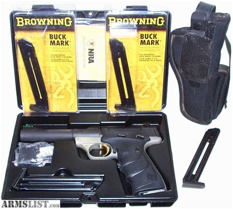 Armslist For Sale New Browning Buckmark Urx 22 Pistol With 4 Mags Holster And Factory Case