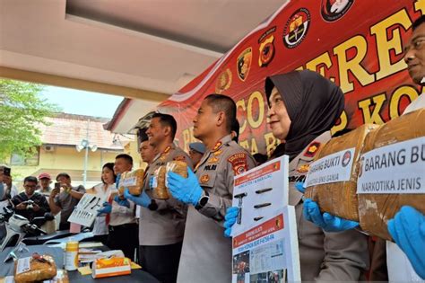 Polisi Tangkap Pengedar Ganja Simpan Barbuk Di Kontrakan Orang Tua